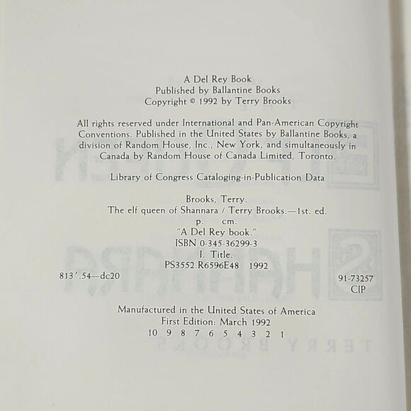 Terry Brooks Heritage of Shannara Quartet HC DJ First Edition Set 1990-1993 - Picture 12 of 15